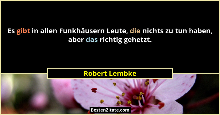 Es gibt in allen Funkhäusern Leute, die nichts zu tun haben, aber das richtig gehetzt.... - Robert Lembke