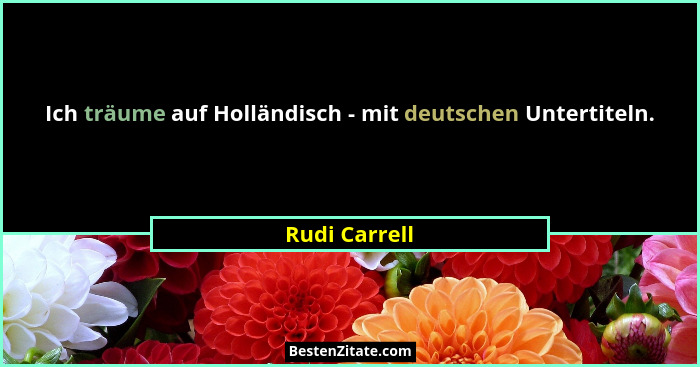 Ich träume auf Holländisch - mit deutschen Untertiteln.... - Rudi Carrell