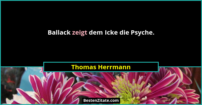 Ballack zeigt dem Icke die Psyche.... - Thomas Herrmann