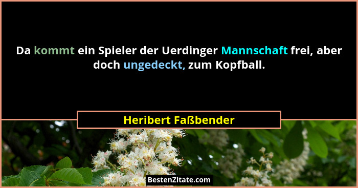 Da kommt ein Spieler der Uerdinger Mannschaft frei, aber doch ungedeckt, zum Kopfball.... - Heribert Faßbender